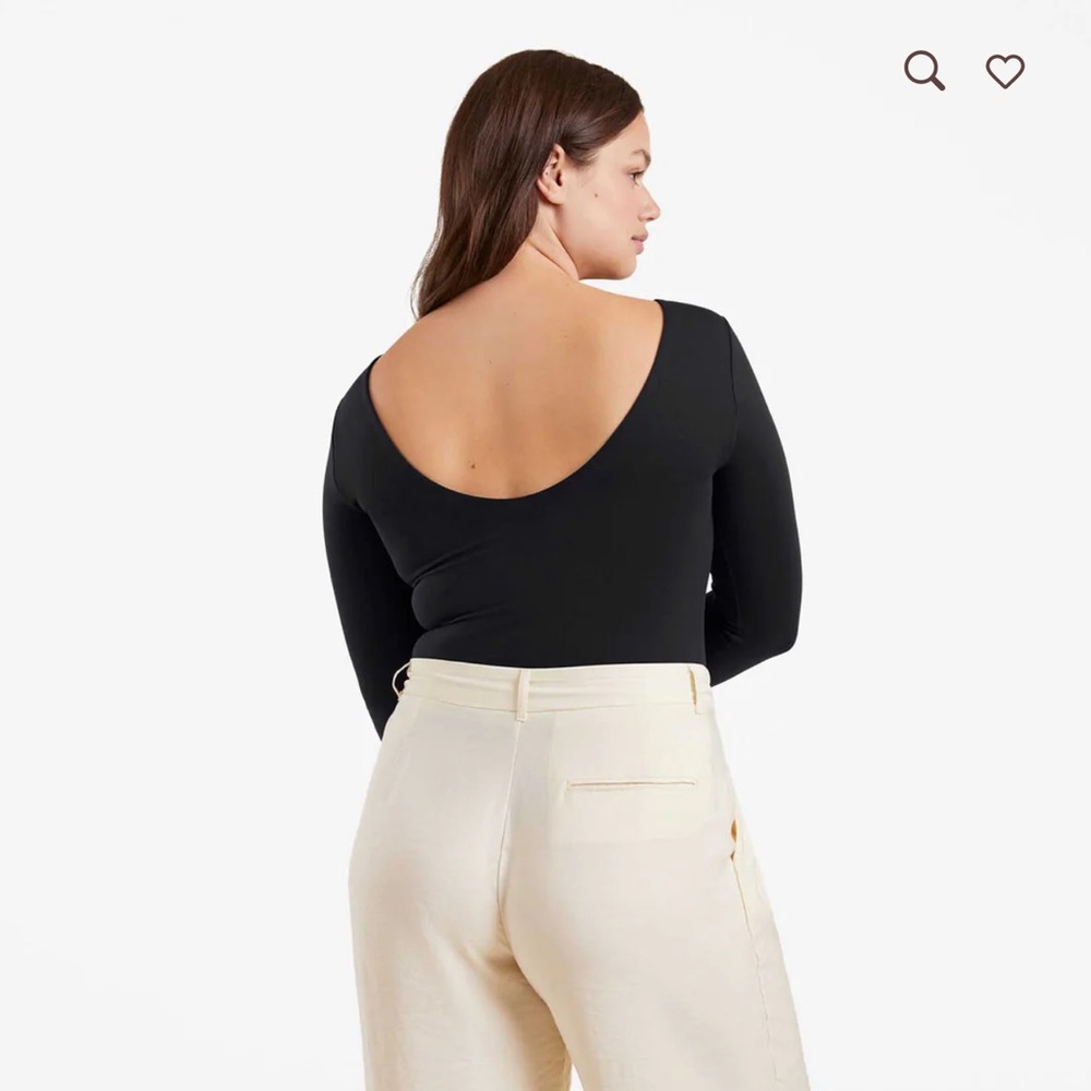Nuuds open back bodysuit
